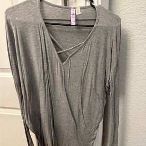 Gray Women's Top